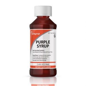 Actsyrup Purple Peach-Mint Flavor